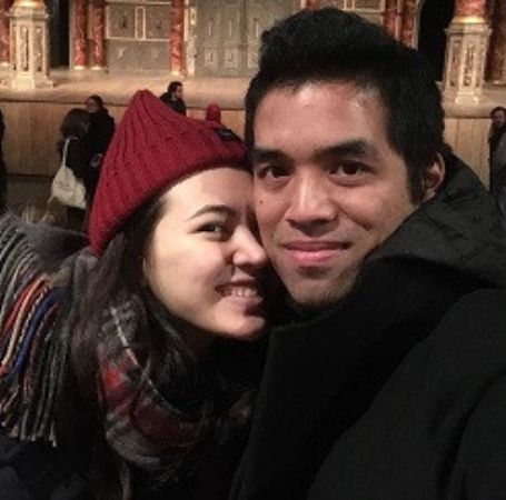 Jessica Henwick with her ex-boyfriend Johnny Yang.